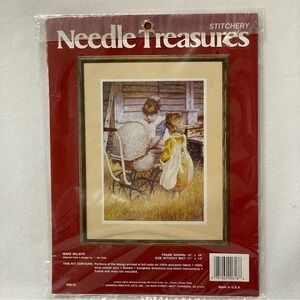 Needle Treasures Crewel Kit Make Believe 11x14 Multicolor Vintage Jim Daly 00618